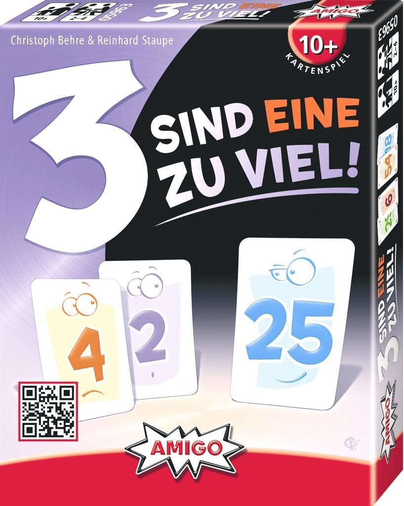 3 sind eine zuviel! - Kartensammelspiel, Kartenspiel von Christoph Behre & Reinhard Staupe