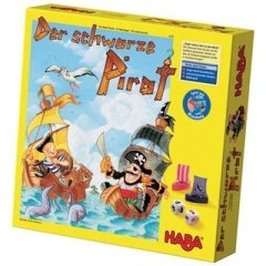Der schwarze Pirat - Kinderspiel / Geschicklichkeitsspiel von Guido Hoffmann