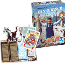 Fangfrisch - Kartenspiel von Andreas Pelikan von Queen Games