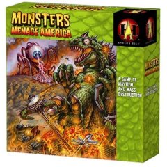 Monsters Menace America - Brettspiel von J.C. Conners, Ben Knight
