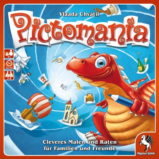 Pictomania - Zeichnenspiel, Malspiel, Ratespiel von Vlaada Chvatil