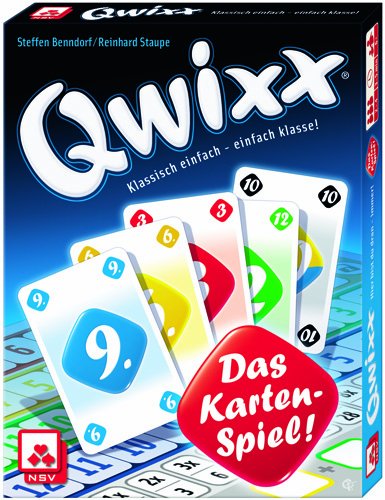 Qwixx - Das Kartenspiel - Kartenspiel, Zockerspiel von Steffen Benndorf & Reinhard Staupe