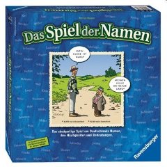 Das Spiel der Namen - Quizspiel, Familienspiel von Patrick Rasten erschienen bei Ravensburger Das Spiel der Namen - Quizspiel, Familienspiel von Patrick Rasten