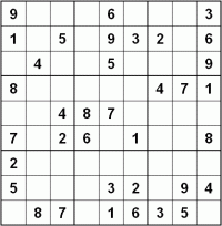 Ein Beispiel-Sudoku