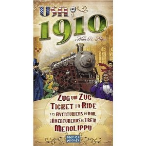 Zug um Zug - USA 1910 - Erweiterung, Zugspiel, Familienspiel von Alan R. Moon